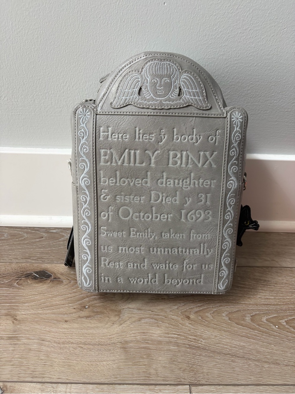 Disney Hocus Pocus Emily Binx Tombstone Loungefly Mini Backpack (Read)